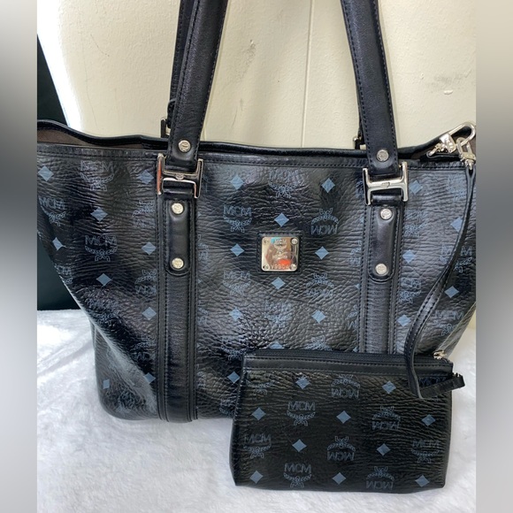 MCM Handbags - Authentic MCM 2pc tote and pouchette